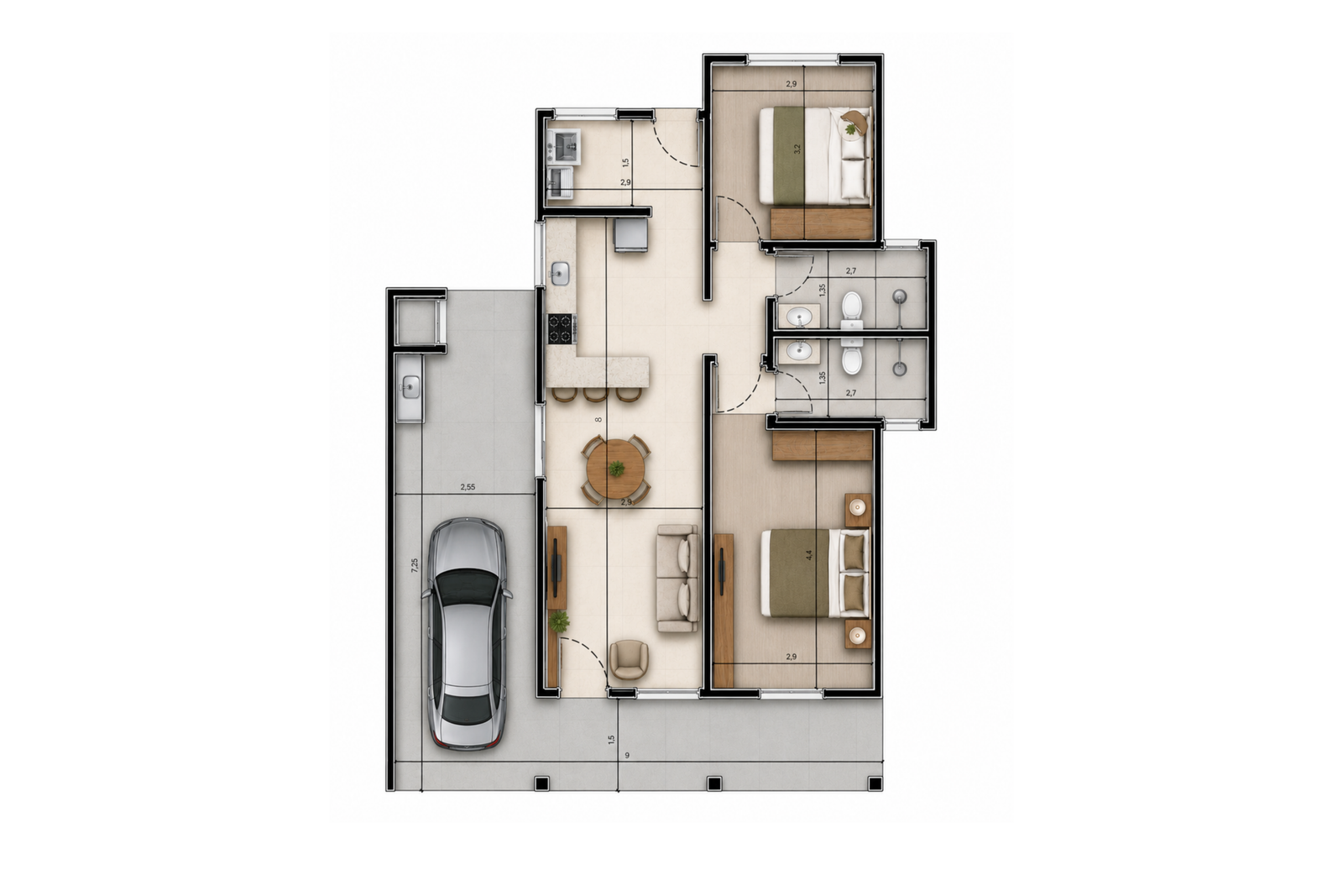 Casa Jade (com suíte) - Imagem 2