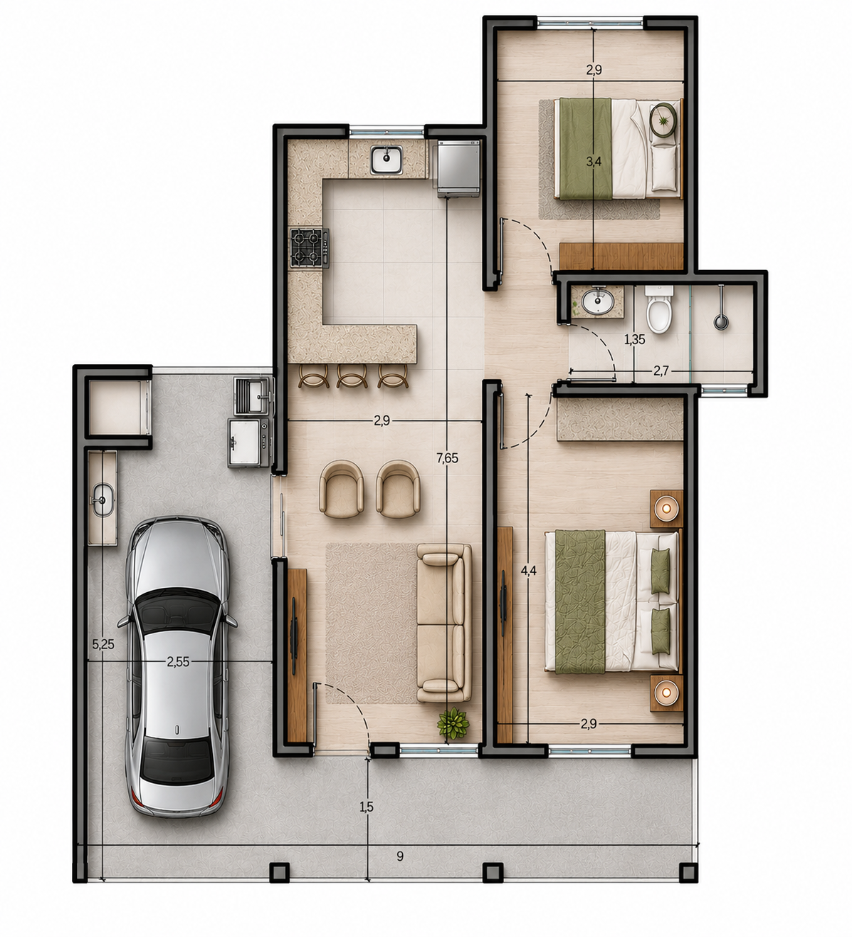 Casa Jade (sem suíte) - Imagem 2