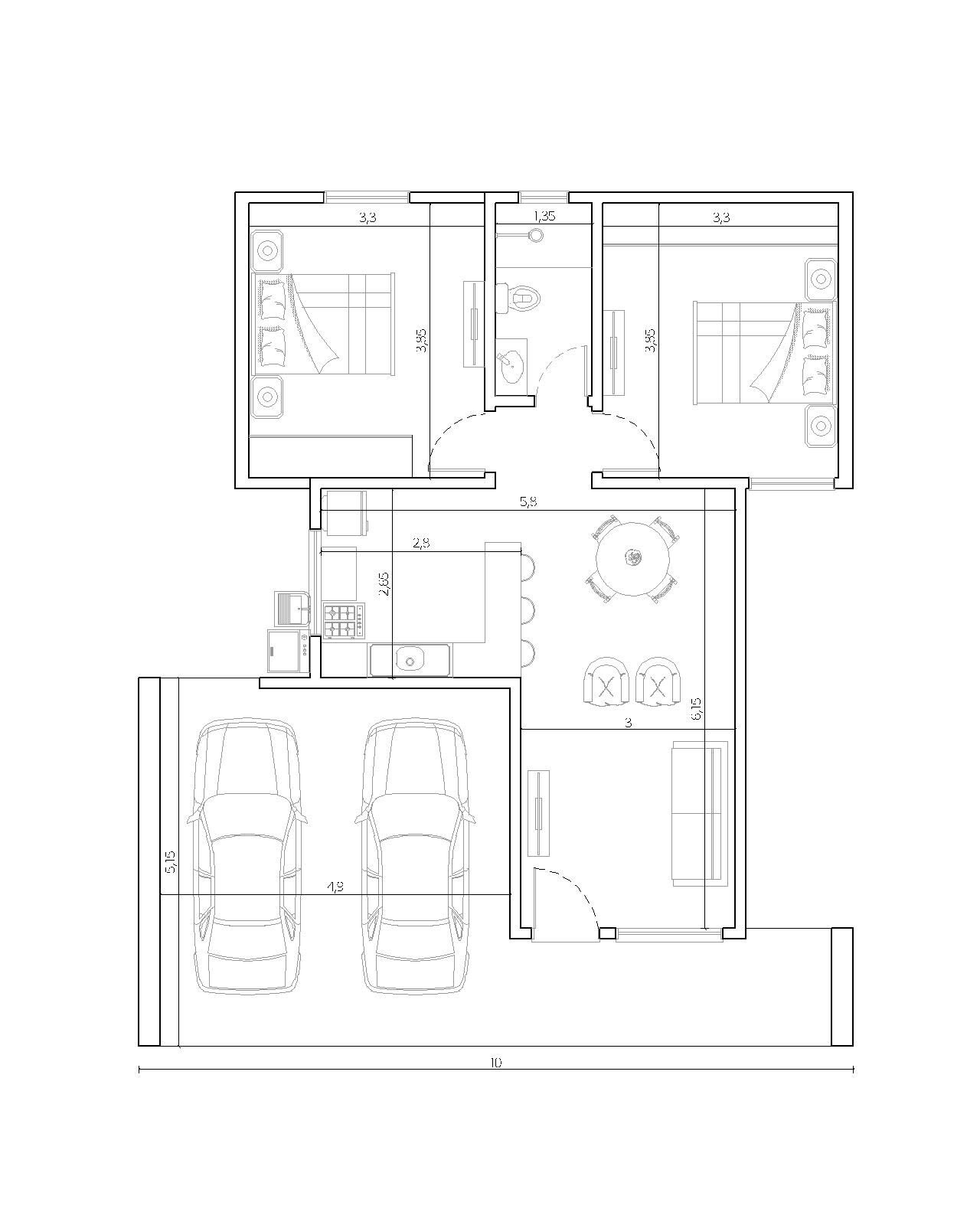 Casa Petúnia (2 quartos) - Imagem 3